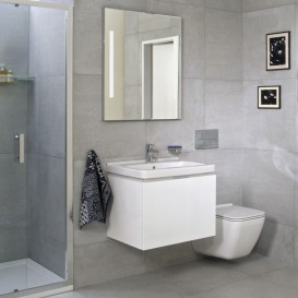 Тумба подвесная под раковину Jika Cubito 45x34 см белый H40J4213015001