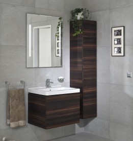 Тумба подвесная под раковину Jika Cubito 65 см венге  H40J4243014611