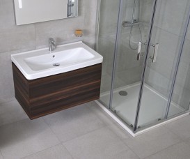 Тумба подвесная под раковину Jika Cubito 85 см венге H40J4263014611