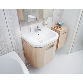 Тумба підвісна під раковину Jika Deep 50 см напівкругла ясен H4541314343401