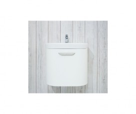 Тумба подвесная под раковину Jika Deep 55 см полукруглая белый H4541324345001