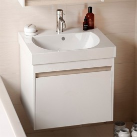 Тумба подвесная под раковину Kerama Marazzi Buongiorno 60 см МДФ белый BGN.60.1+1\WHT