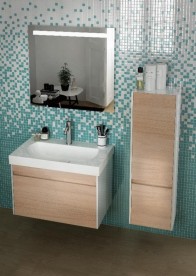 Тумба подвесная под раковину Kerama Marazzi Buongiorno 80 см МДФ дуб BGN.80.1\OAK