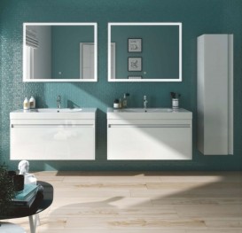 Тумба підвісна під раковину Kerama Marazzi Buongiorno 80 см МДФ європейський білий BGN.80.1\WHT.UK