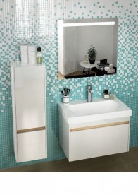 Тумба подвесная под раковину Kerama Marazzi Buongiorno 80 см МДФ белый BGN.80.1+1\WHT