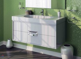 Тумба підвісна під раковину Kerama Marazzi Canaletto 80 см МДФ білий CN.80