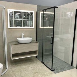 Тумба подвесная под раковину Kerama Marazzi Plaza Modern 100 см МДФ дуб Орегон PL.M.100.1\OAK.O