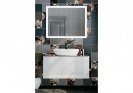 Тумба подвесная под раковину Kerama Marazzi Plaza Modern 100 см МДФ белый PL.M.100.2\WHT