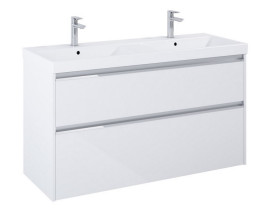 Тумба с двойной раковиной Roca Gap Pro 120х46 см ДСП белый глянцевый A852065806