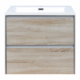 Тумба з раковиною Devit City 59.4х47.6 см МДФ/ДСП дуб 0020160SO