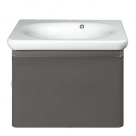 Тумба с раковиной Devit Fly 64х50см МДФ серый 0020120G
