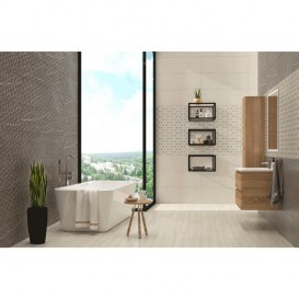 Тумба с раковиной Devit Fly 80х48см МДФ светлый дуб 0021120WO