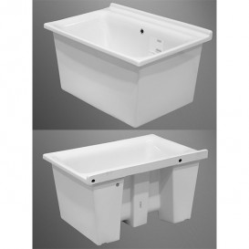 Тумба с раковиной Kerasan Comunita Aquadom 75х50 см светлый дуб 9164K0