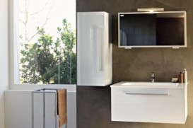 Тумба з раковиною Kolpa-san Hana 105 підвісна білий 524069