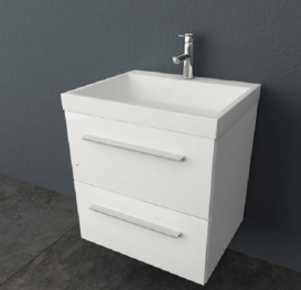 Тумба з раковиною Kolpa-san Jolie 60 підвісна білий 521518