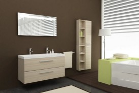 Тумба з раковиною Kolpa-san Jolie OUJ 120 120.6х66 см ДСП з ПВХ-плівкою сатин дуб 529220