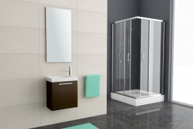 Тумба с раковиной Kolpa-san Kiki OUK 40 40.6х51см ДСП темный дуб 529100