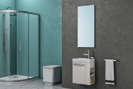 Тумба з раковиною Kolpa-san Kiki OUK 40 L 40.6х51 см ліва ДСП білий 529120