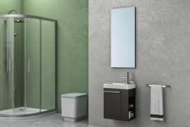 Тумба с раковиной Kolpa-san Kiki OUK 60 L 60.6х51 см левая ДСП темный дуб 561200