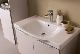 Тумба с раковиной Kolpa-san Lana OUL 65 65х57 см ДСП светлая акация 529010