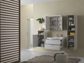 Тумба з раковиною Kolpa-san Lana OUL 80 II 80х57 см ДСП сірий 528960