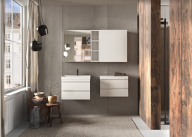 Тумба із раковиною Kolpa San Naomi OUN 60 600x450x495 мм МДФ/ДСП білий 546590