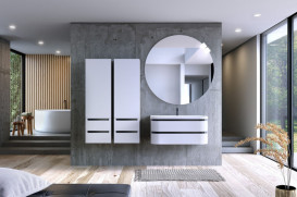 Тумба з раковиною Kolpa San Vittoria OUV 100 1000x500x472 мм МДФ білий 547040