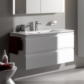 Тумба с раковиной Laufen Pro S 100х50х54,5 см МДФ белый глянцевый H8619654751041