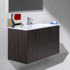 Тумба с раковиной Laufen Pro S 100х50х61 см ДСП темно-коричневый вяз H8649622631041