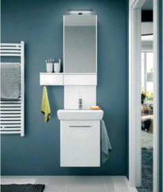 Тумба з раковиною підвісна Kolo Nova Pro 36 см сірий ясен M39007000