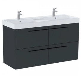 Тумба с раковиной Roca Ella 120x46 см ДСП оникс матовый A851915531