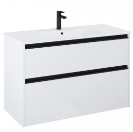 Тумба с раковиной Roca Gap Pro 100,5х46 см ДСП белый глянцевый A852056806