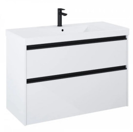 Тумба с раковиной Roca Gap Pro 100х46 см ДСП белый глянцевый A852055806