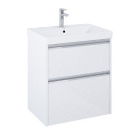 Тумба з раковиною Roca Gap Pro 60х46 см ДСП білий глянсовий A852049806