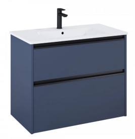 Тумба с раковиной Roca Gap Pro 80,5х46 см ДСП синий матовый A852051538