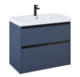 Тумба с раковиной Roca Gap Pro 80х46 см ДСП синий матовый A852052538