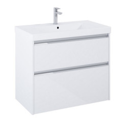 Тумба с раковиной Roca Gap Pro 80х46 см ДСП белый глянцевый A852052806