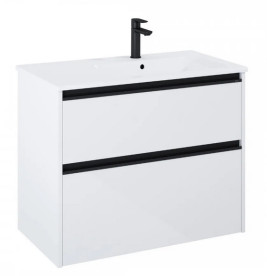 Тумба з раковиною Roca Gap Pro 80,5х46 см правостороння ДСП білий глянсовий A852054806