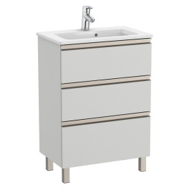 Тумба с раковиной Roca GAP Unik 60,5x38 см ДСП серый A851498447