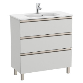 Тумба з раковиною Roca GAP Unik 80,5x38 см ДСП сірий A851499447