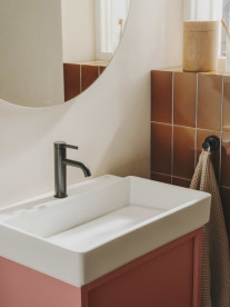 Тумба с раковиной Roca Tura Unik 43х60 МДФ благородный серый A852025559