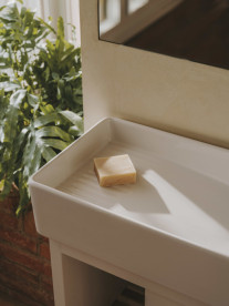 Тумба с раковиной Roca Tura Unik 55х27,5 МДФ благородный серый A852022559