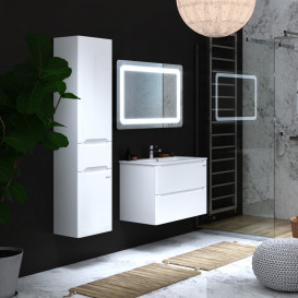 Тумба Sanwerk Vega Air 81 см с раковиной Падова МДФ белый MV0000813