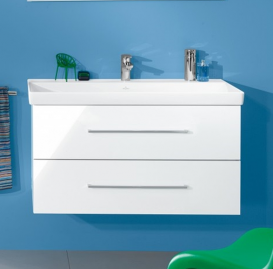 Тумба с раковиной Villeroy&Boch Avento 80 Crystal White 415680B4