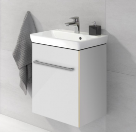 Тумба з раковиною Villeroy & Boch Avento 45 Crystal White A88701B4+73584501