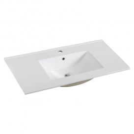 Тумба з раковиною Volle Fiesta 100 см МДФ/ЛДСП білий 15-100-01
