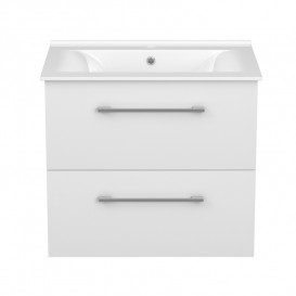 Тумба з раковиною Volle Nemo New 60 см підвісна МДФ/ДСП білий 15-17-60N