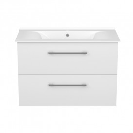 Тумба с раковиной Volle Nemo New 80 см подвесная МДФ/ДСП белый 15-17-80N