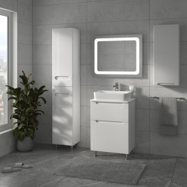 Тумба Sanwerk Era 60 см із раковиною Rapid МДФ білий MV0000902