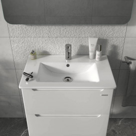 Тумба Sanwerk Era Air 70 см с раковиной Qtap МДФ белый MV0000855